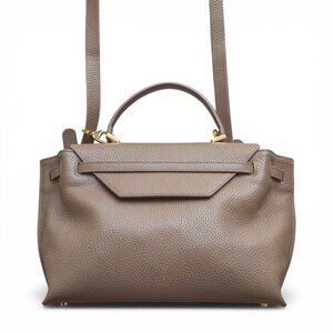 Alemi Zurich Viadukt Greige Leather Convertible Backpack Italy $650 Retail